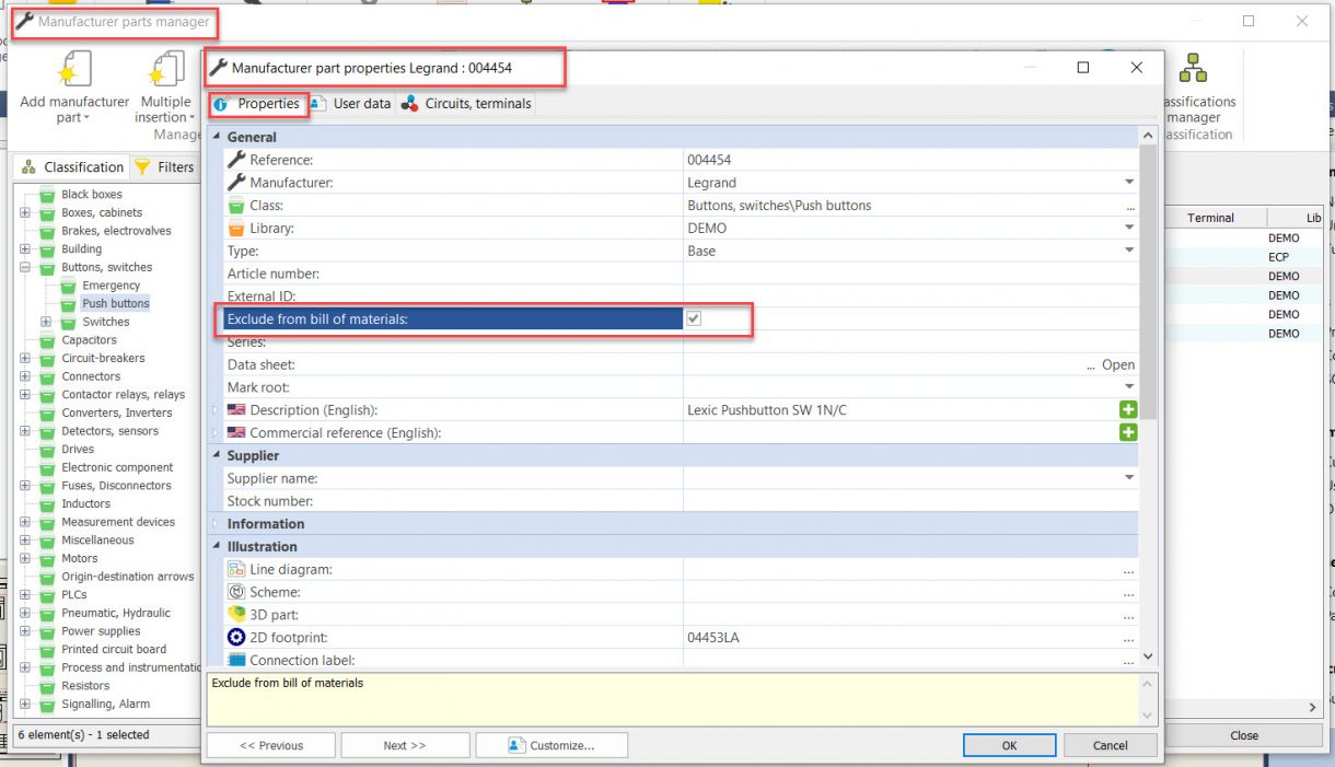 SOLIDWORKS Electrical 2021新功能：自动隐藏BOM表中的零部件