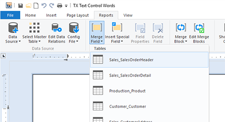 TX Text Control系列教程—Windows Forms：合并