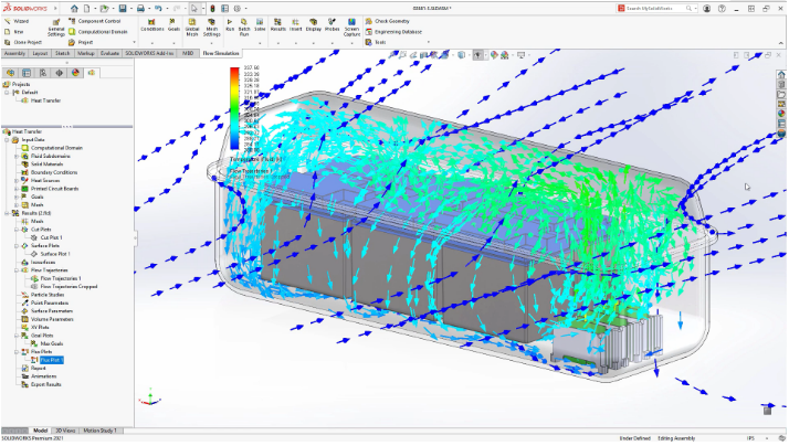 SOLIDWORKS  2021版新功能：流动仿真功能