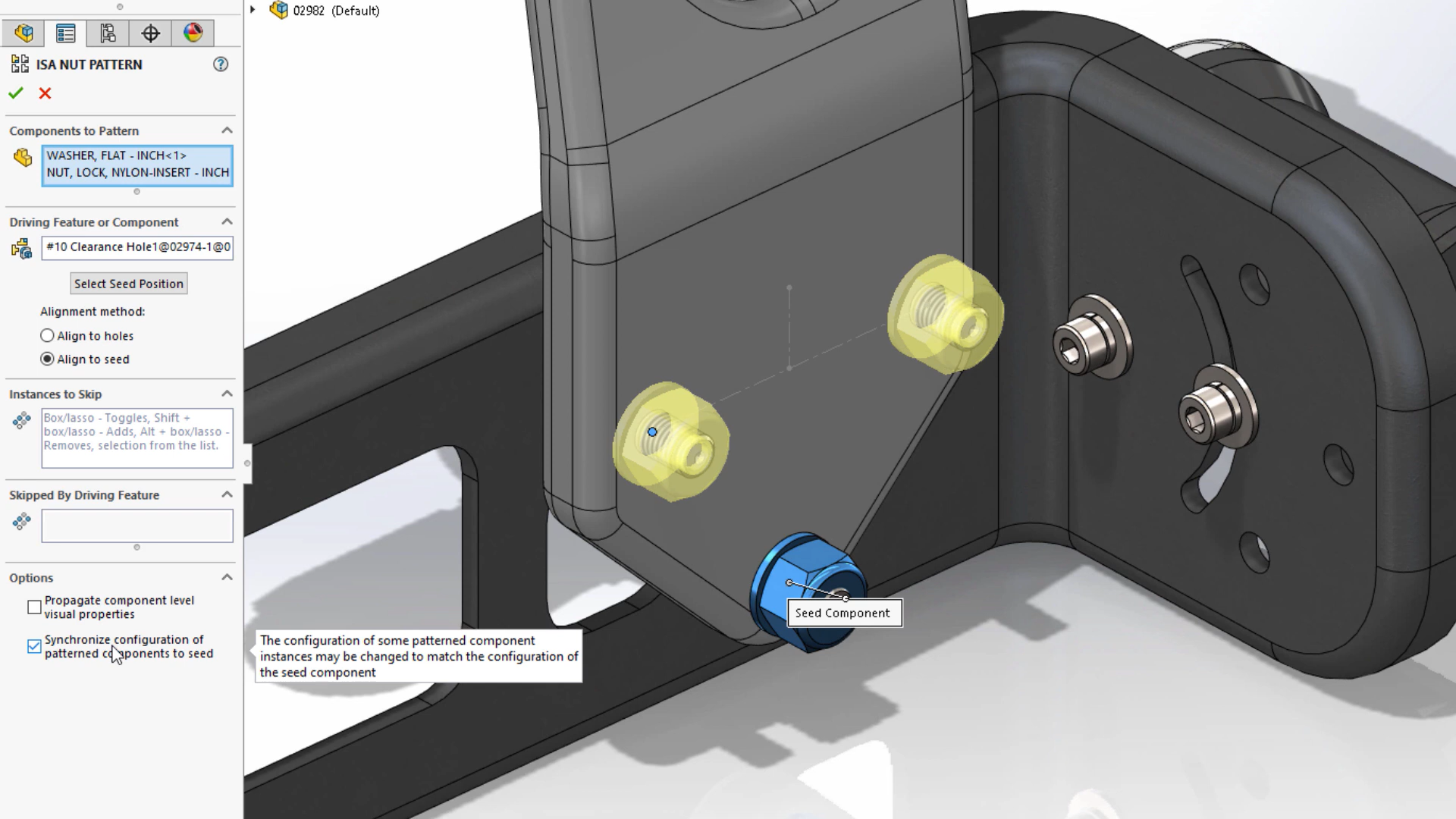 SOLIDWORKS 2021版中的新装配生产力工具
