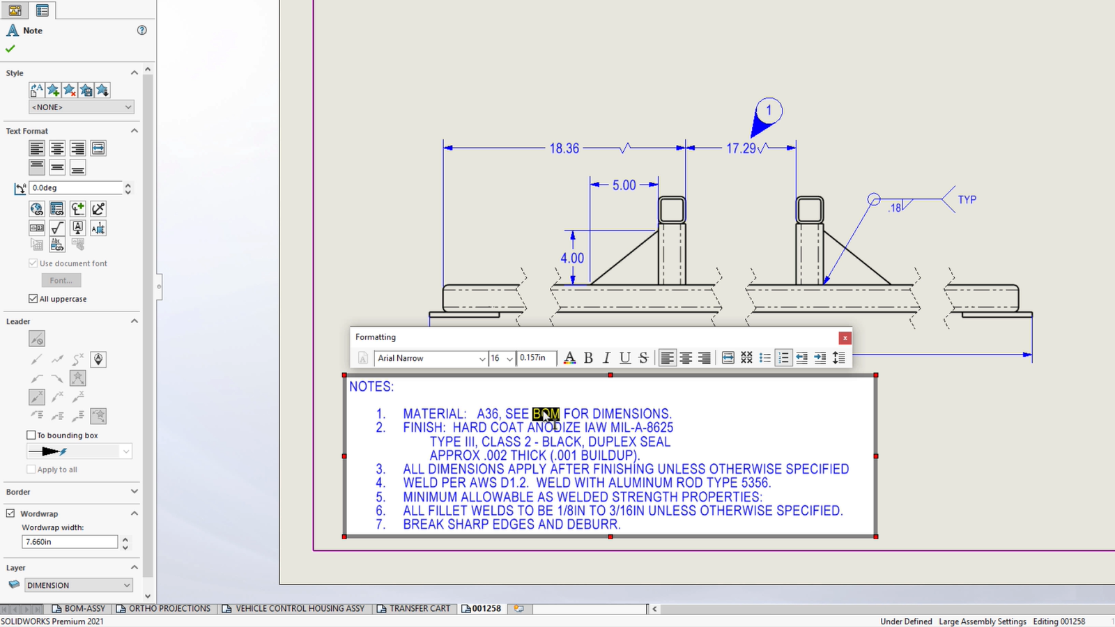 SOLIDWORKS 2021版新增功能： 详图模式和绘图性能