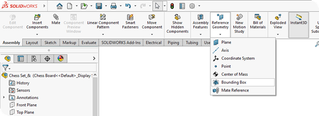 如何在SOLIDWORKS中添加边界框？