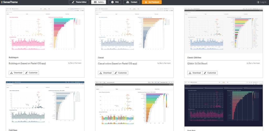 sensetheme.com - Qlik Sense主题生成器