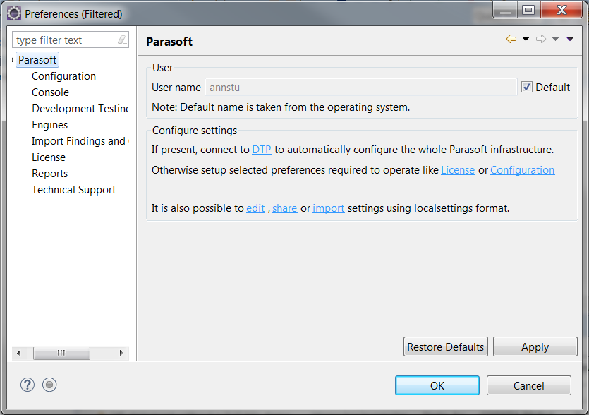 Parasoft C/C++test 2020.2系列教程：如何在parasoft中自定义各类设置