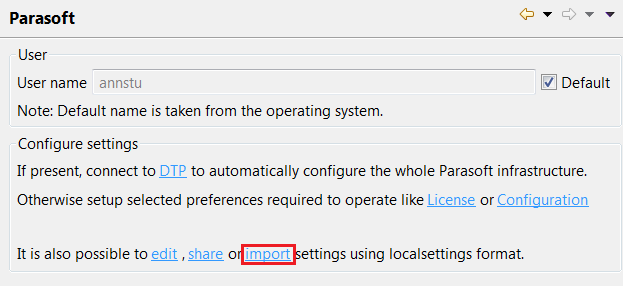 Parasoft C/C++test 2020.2系列教程：如何导入以及导出设置