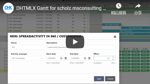 DHTMLX客户焦点访谈：scholz.msconsulting GmbH的DHTMLX Gantt