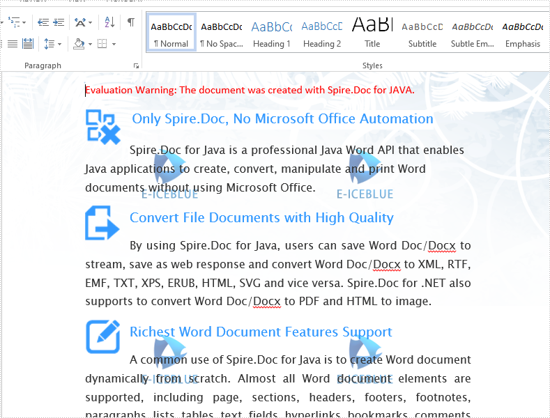 Word格式处理控件Spire.Doc功能演示：将 Word 转换为受密码保护的 PDF 文档