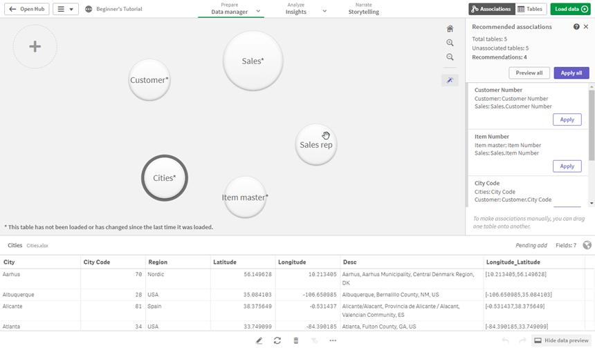 BI工具 Qlik 教程：构建分析应用程序前的准备工作