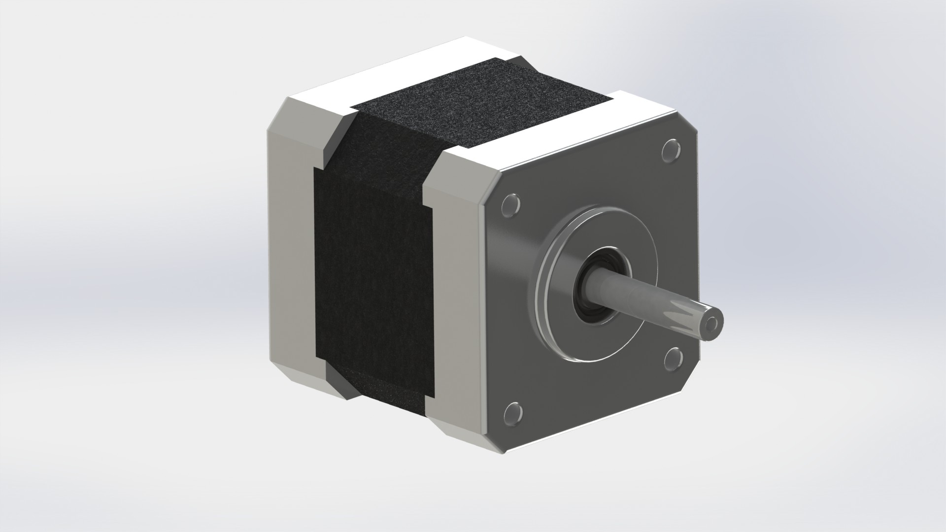 SolidWorks模型分享：步进马达Nema17 免费下载