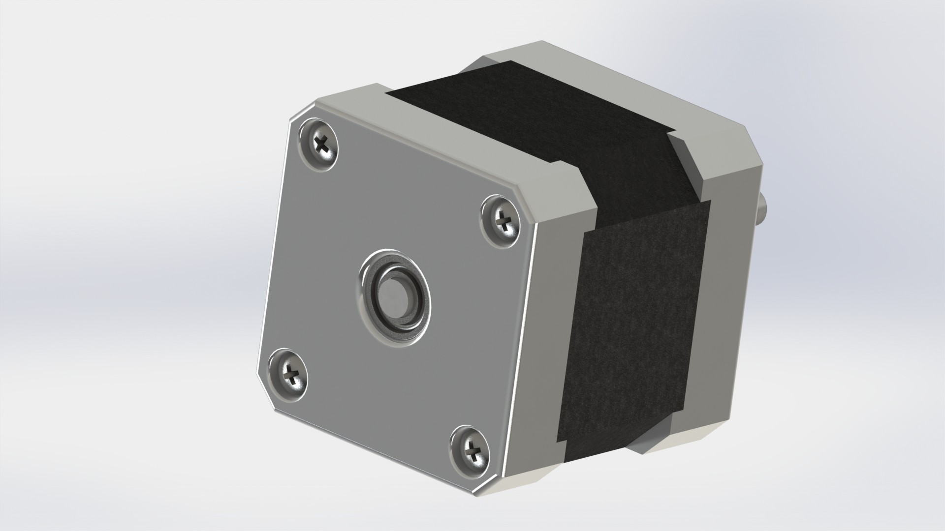 SolidWorks模型分享：步进马达Nema17 免费下载