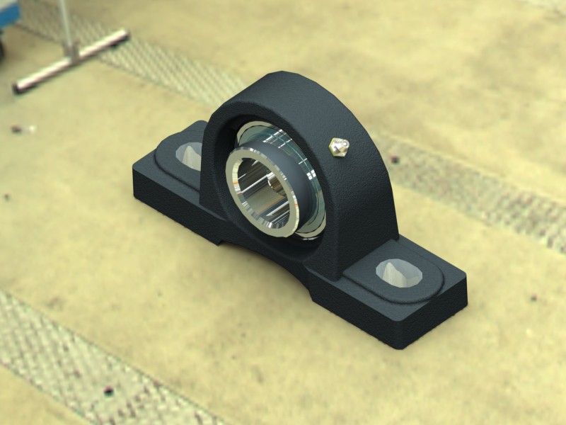 SolidWorks模型分享：轴承座 免费下载