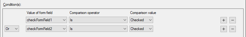 TX Text Control系列教程—Windows Forms：如何为检查表单字段创建条件