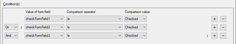 TX Text Control系列教程—Windows Forms：如何为检查表单字段创建条件