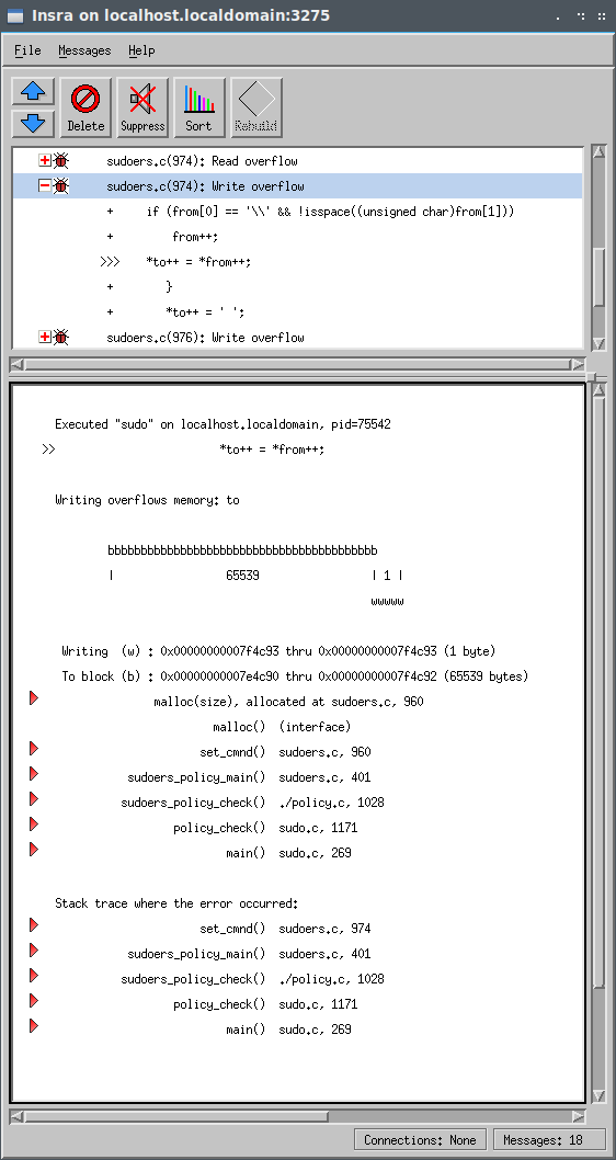 分析Baron Samedit (Sudo CVE-2021-3156)