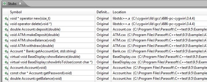 Parasoft C/C++test （Eclipse）2020.2系列教程：转至元数据结尾