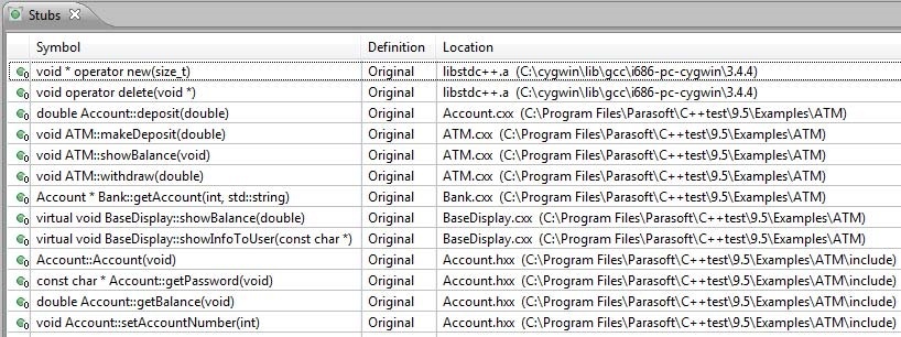 Parasoft C/C++test （Eclipse）2020.2系列教程：生成缺少或未定义函数的存根