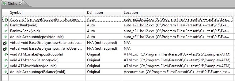 Parasoft C/C++test （Eclipse）2020.2系列教程：生成缺少或未定义函数的存根