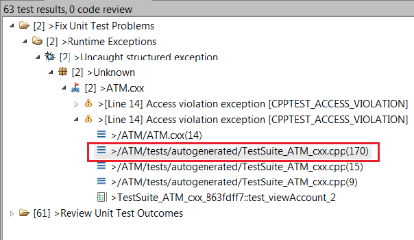 Parasoft C/C++test （Eclipse）2020.2系列教程：查看单元测试结果并修复单元测试问题