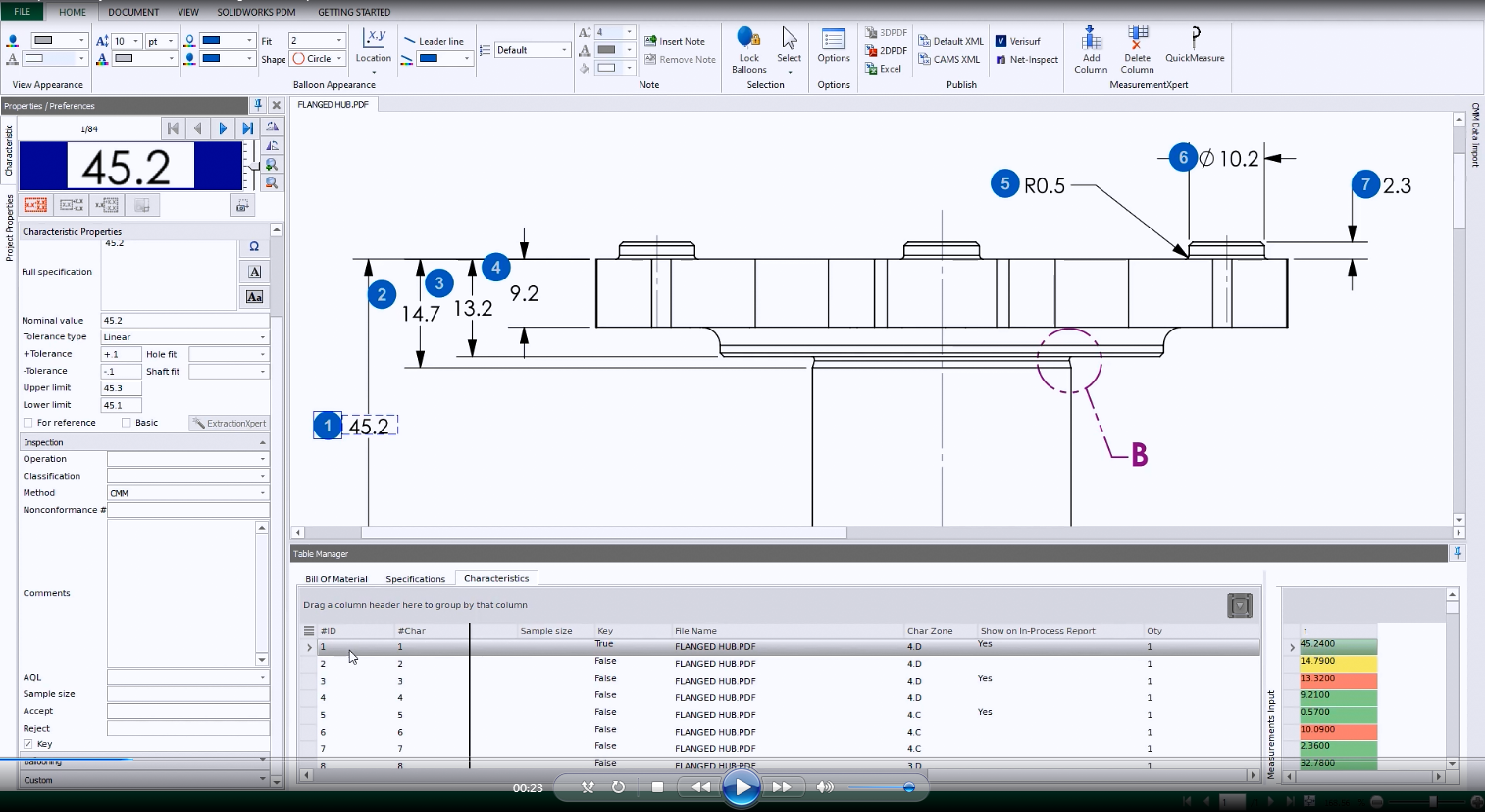 SOLIDWORKS检查中的主要功能气球设置