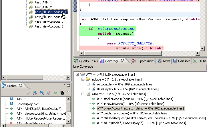 Parasoft C/C++test （Eclipse）2020.2系列教程：查看代码覆盖率结果并扩展代码覆盖率