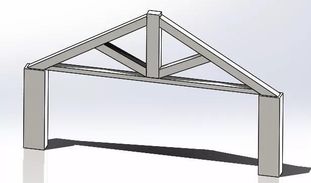SOLIDWORKS Simulation带你探究老房子屋顶的建构 | 操作视频