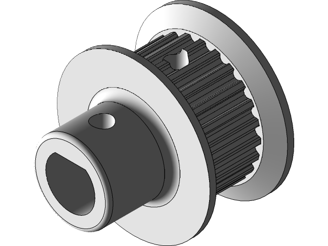SolidWorks模型分享：皮带轮   免费模型下载