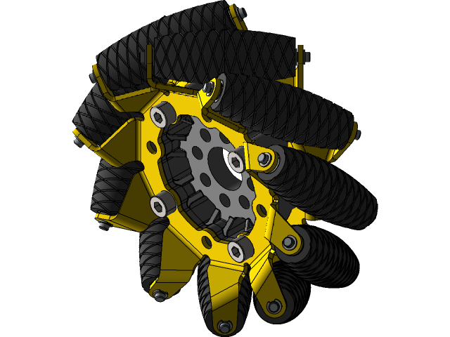 【SolidWorks免费模型下载】：车轮  免费模型下载