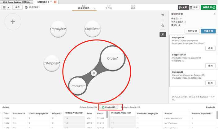 Qlik Sence如何快速创建分析应用？