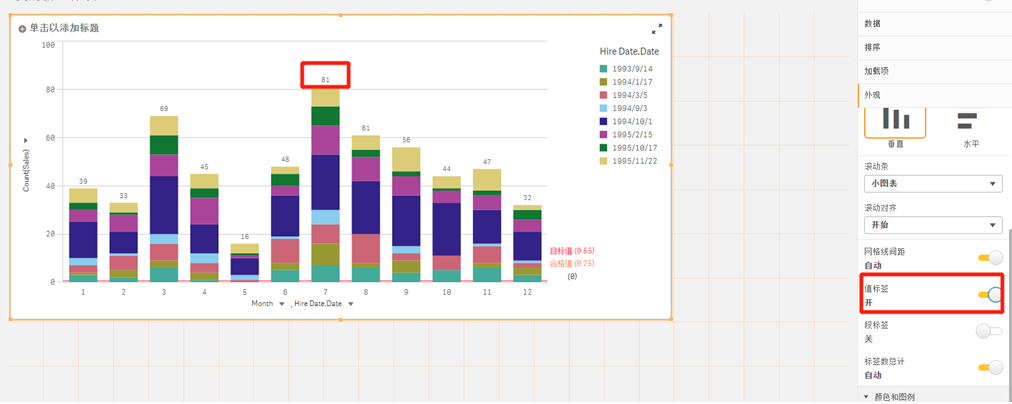 Qlik Sence如何创建条形图