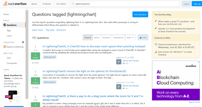 JavaScript 图表LightningChart完整指南