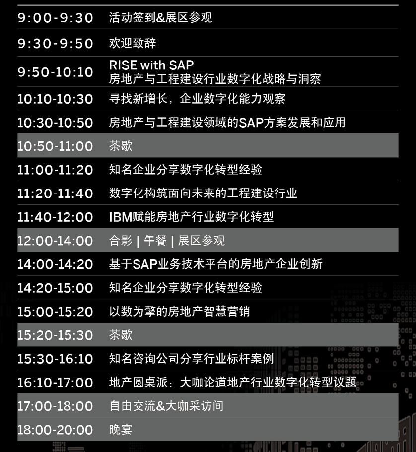 转型有道 以数为擎——2021 SAP房地产与工程建设数字化峰会