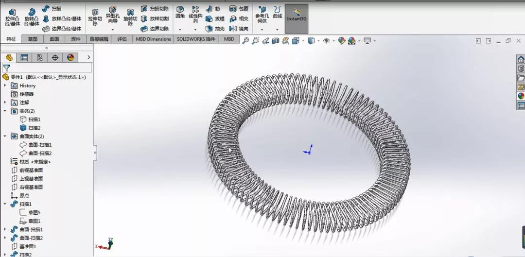 Solidworks教程：手把手教环形电感 ！