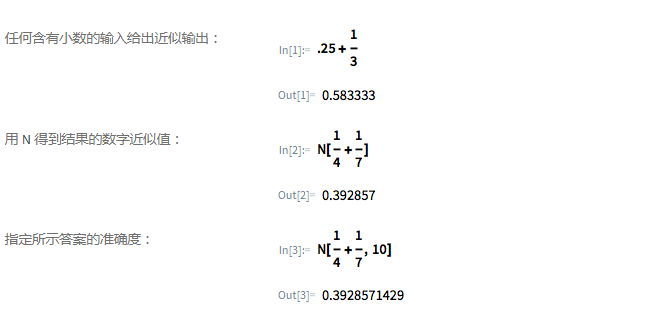 Mathematica和Wolfram语言面向数学的入门指南：分数和小数