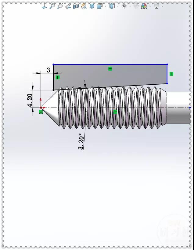如何用SolidWorks画一根攻丝钻头？附实操教程