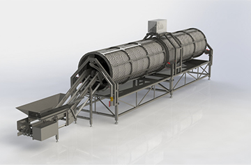 【SolidWorks免费模型合集】：食品原料清洗机  免费模型下载