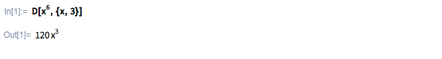 Mathematica和Wolfram语言面向数学的入门指南：导数