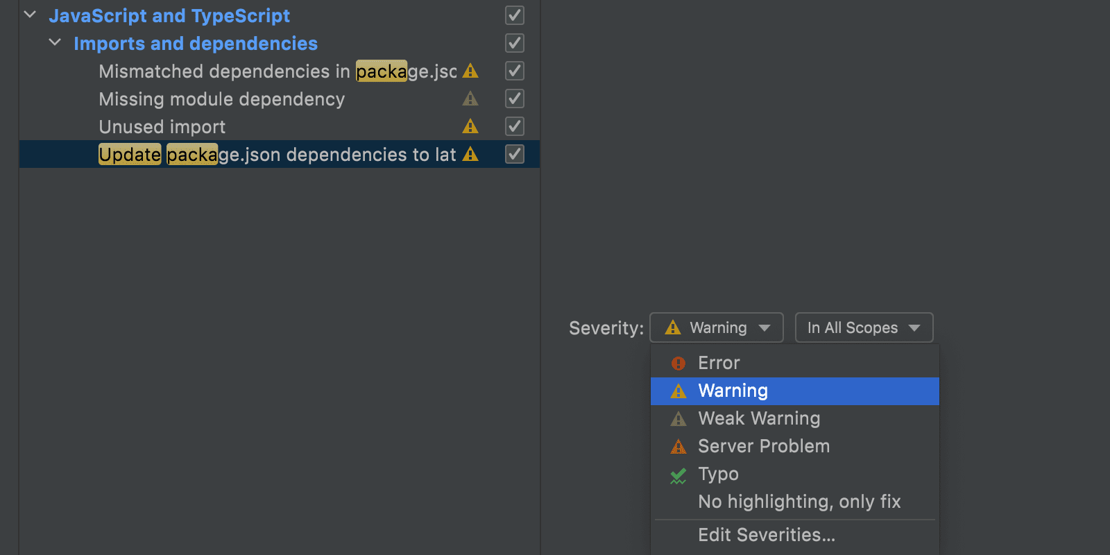 WebStorm 发布2021.3 EAP 4：改进 HTML 的完成、更新包的新检查