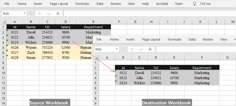 Excel .NET组件Spire.XLS教程：在不同工作簿之间复制单元格范围