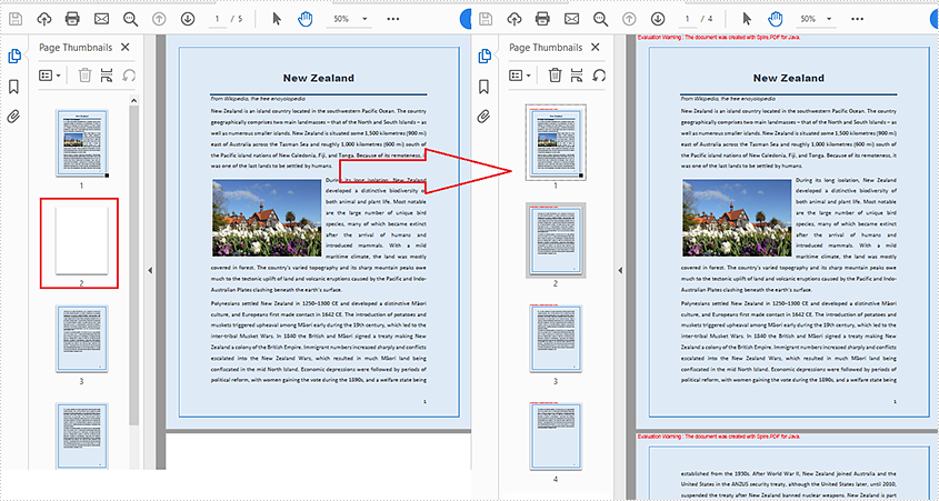 国产PDF格式处理控件Spire.PDF功能演示：在Java中查找和删除PDF空页面