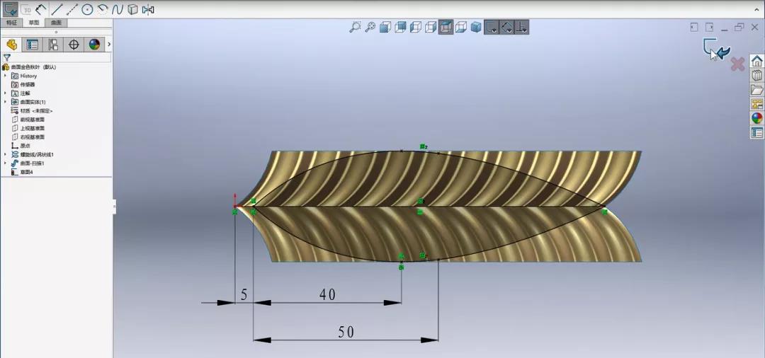 秋风扫落叶，SOLIDWORKS带您体验秋叶曲面建模 | 操作视频