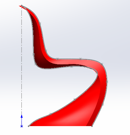 手把手教会你潘顿椅曲面建模！SolidWorks教程