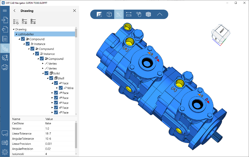 CAD应用程序开发工具CST CAD Navigator 1.0.0.79 正式发布—— 更快处理2D/3D CAD 文件