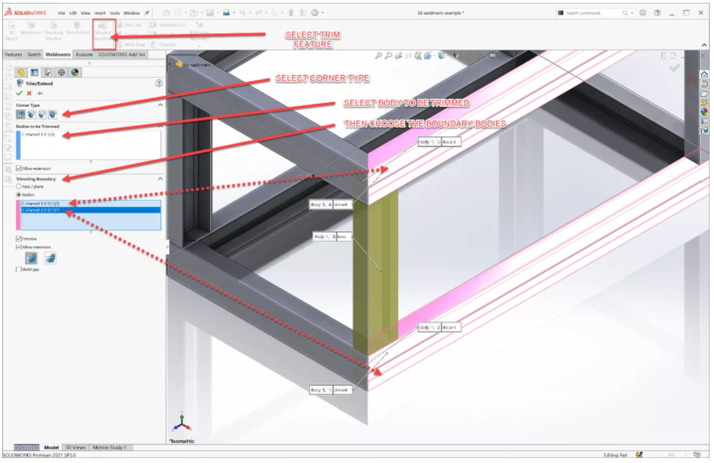 SOLIDWORKS 焊件轮廓和焊件工具指南