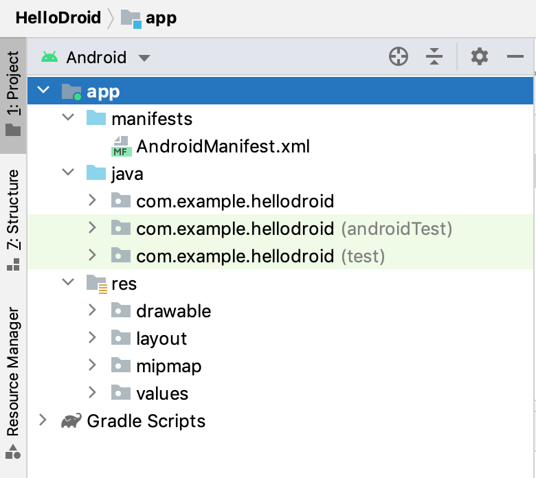 使用IDEA创建第一个Android应用程序