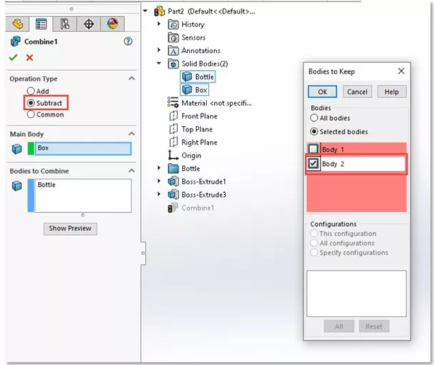 如何在SOLIDWORKS中计算体积？