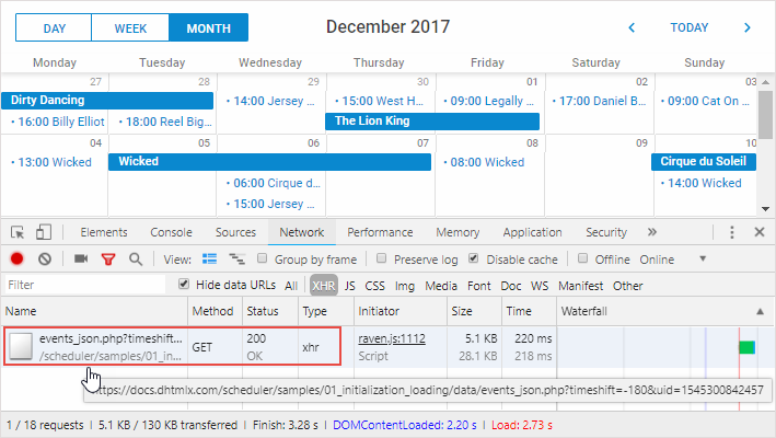 dhtmlxScheduler,JavaScript,日程安排,React JS