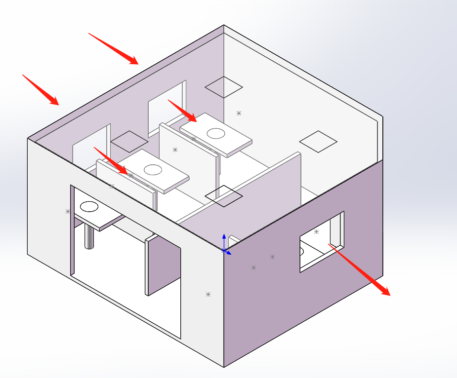 开窗通风，Solidworks告诉你炎炎夏日室内空气是如何流动的？| 互动教程