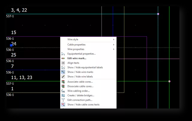 SOLIDWORKS Electrical教程（一）：电线标记、等电位和电线编 