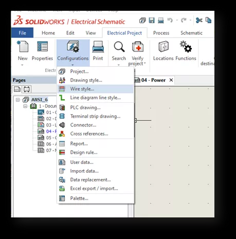 SOLIDWORKS Electrical教程（一）：电线标记、等电位和电线编 