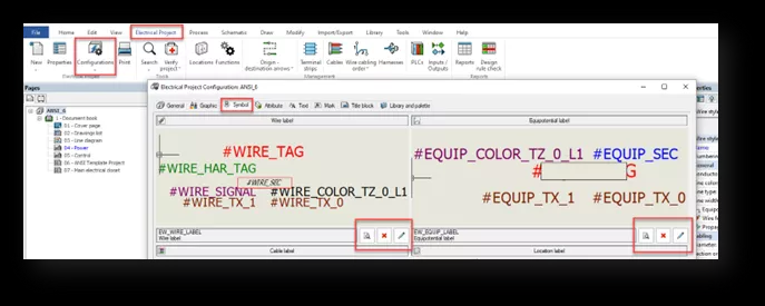 SOLIDWORKS Electrical教程（一）：电线标记、等电位和电线编 